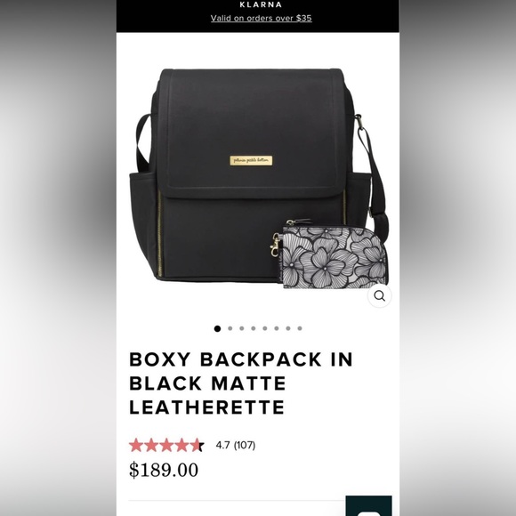 Petunia Pickle Bottom Boxy diaper bag - Picture 2 of 7